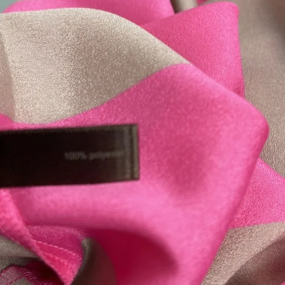 THE LIMITED PINK & TAN STRIPED TOP - Picture 8 of 8